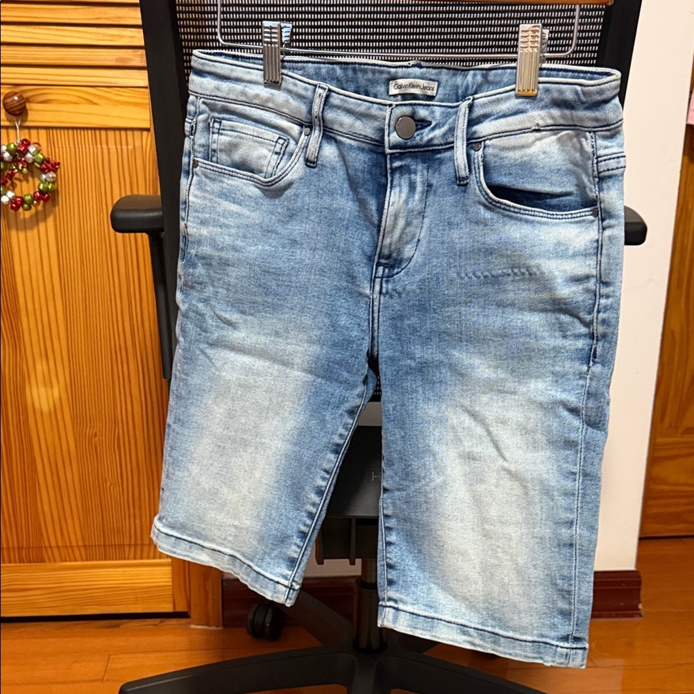 Calvin Klein Jeans Light Blue Jean Shorts